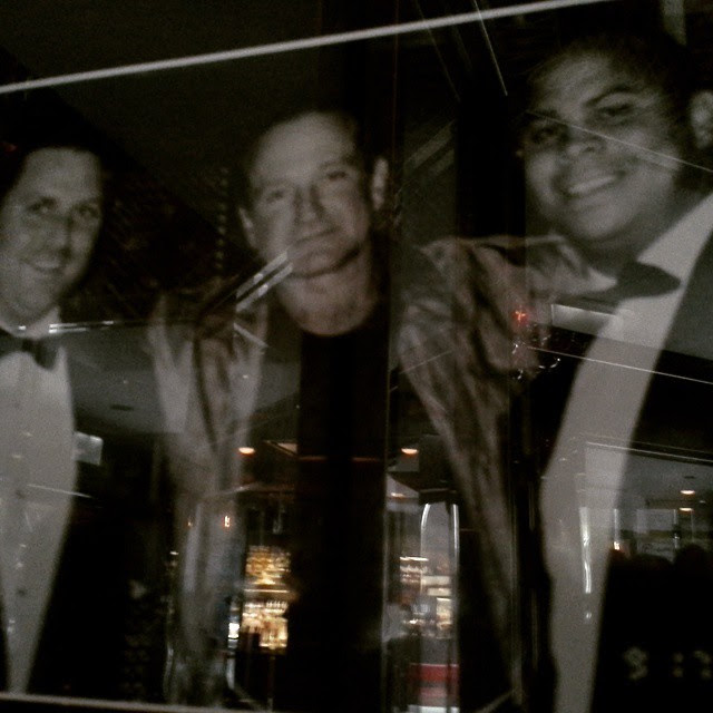 Even Robin Williams, Harrison Ford (not pictured) ate where we ate at Mortons steakhouse.
