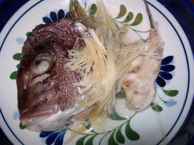 料理 我が家の釣り魚料理 茹 蒸物