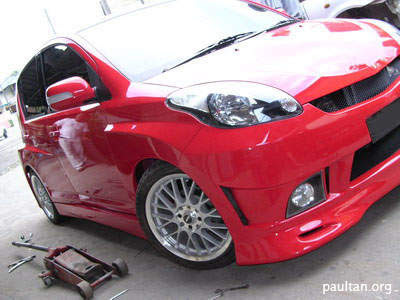 Perodua Myvi Widebody Kit