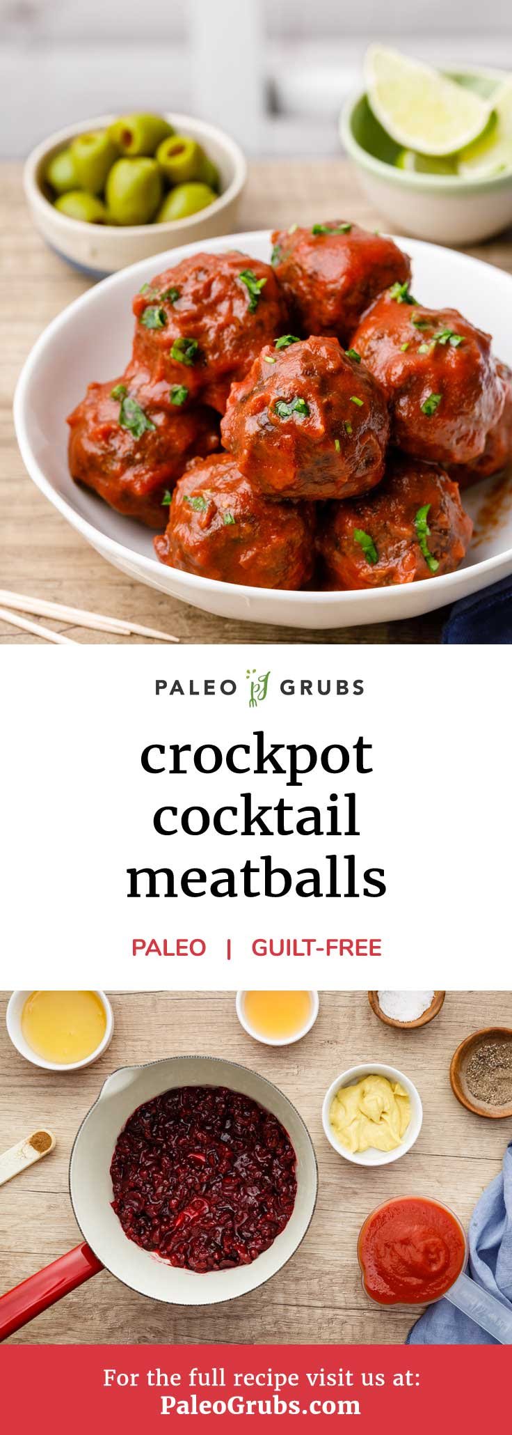 Get ready to have a delicious slow cooked dinner tonight with this fantastic recipe for the best crockpot cocktail meatballs ever. Featuring an incredible homemade sauce, consisting of honey, Dijon mustard, tomato puree, and other great ingredients that your meatballs are slow cooked in, this crockpot cocktail is simply to die for.