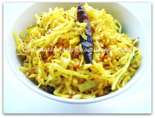 Cabbage & Puffed Rice Upma