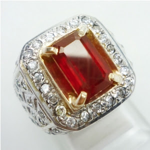 Batu Permata Ruby / Batu Permata Merah Delima, Asli Natural Bergaransi ...