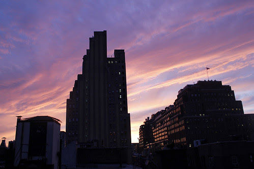 Purple sky