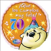 Frases de cumpleaños para 70 años