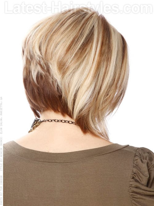 Medium Blonde Bob - Stacked - View 2