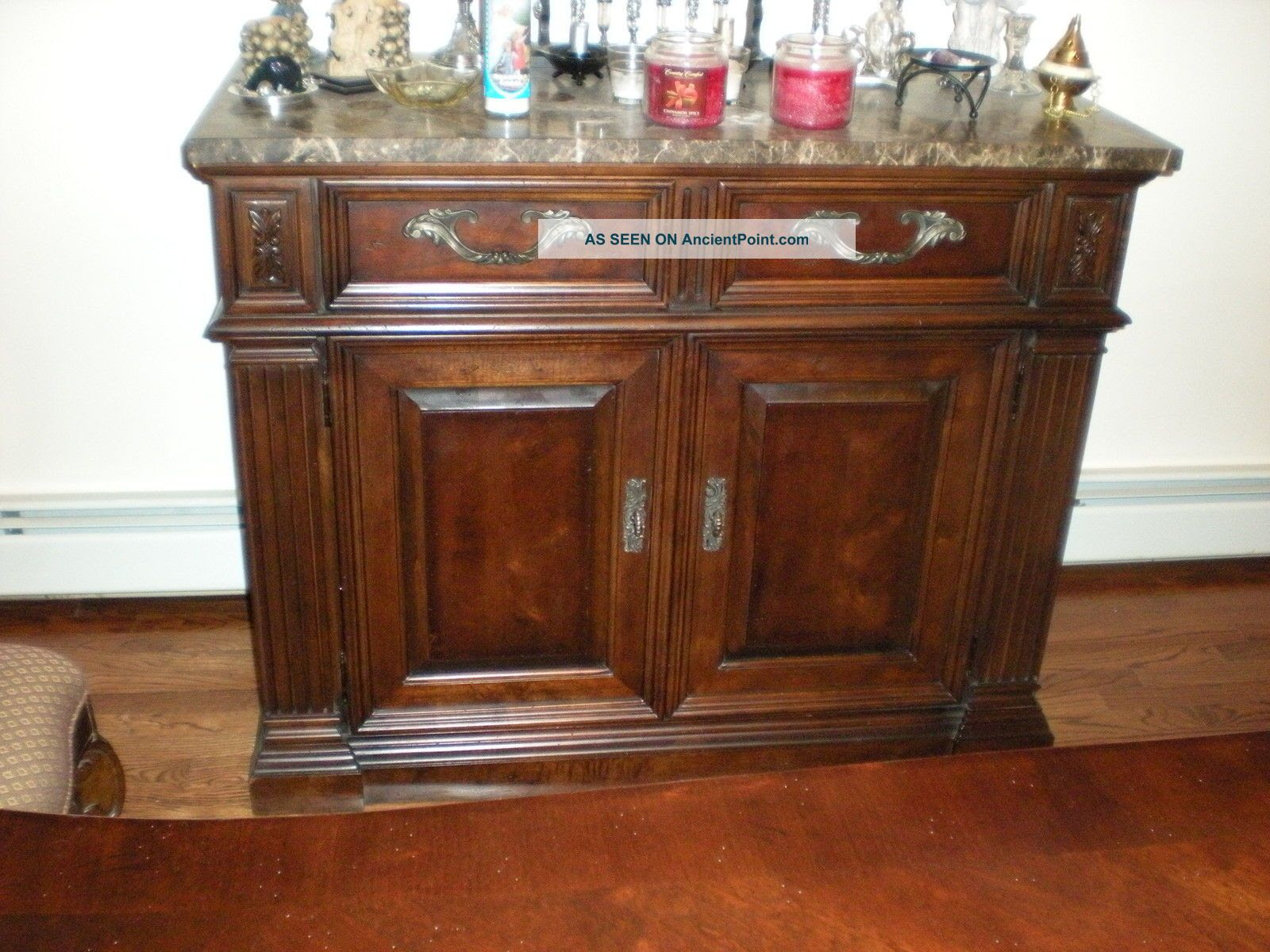 Brilliant Gothic Bernhard Dining Room Set With Marble Tops On Server & Sideboard  1600 x 1200 · 306 kB · jpeg