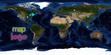 Locations of Site Visitors