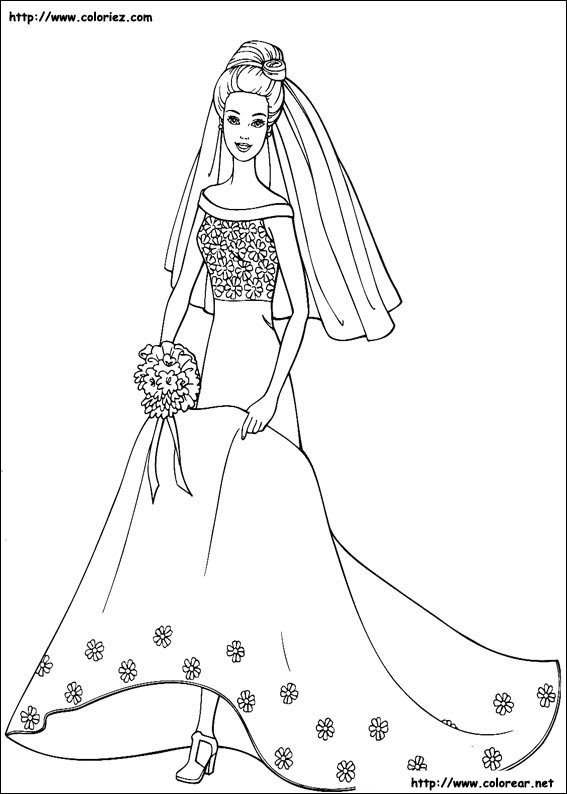 Dibujos De Barbie Para Colorear En Colorear Net