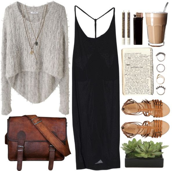 sweater over dress for fall