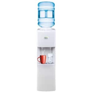Glacier Bay 3 Gal. or 5 Gal. Hot, Room and Cold Water Dispenser in ... - Home Series Top Loading Hot/Cold Water Dispenser
