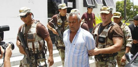Edmacy está preso. Ele é apontado pela polícia como o homem que atirou e matou o promotor Thiago Faria / Foto: Guga Matos/JC Imagem