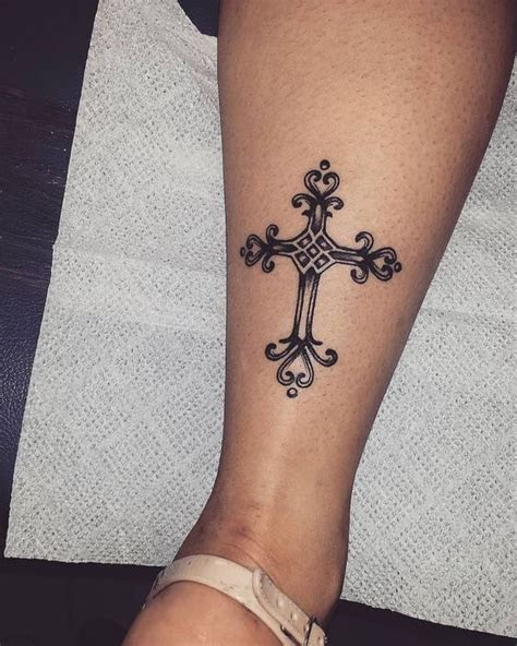 christian cross tattoos ideas  pinterest