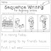Printable Sequencing Worksheets For Kindergarten