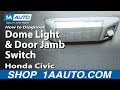 Interior Overhead Lights Are Operated By Door Jamb Switches That