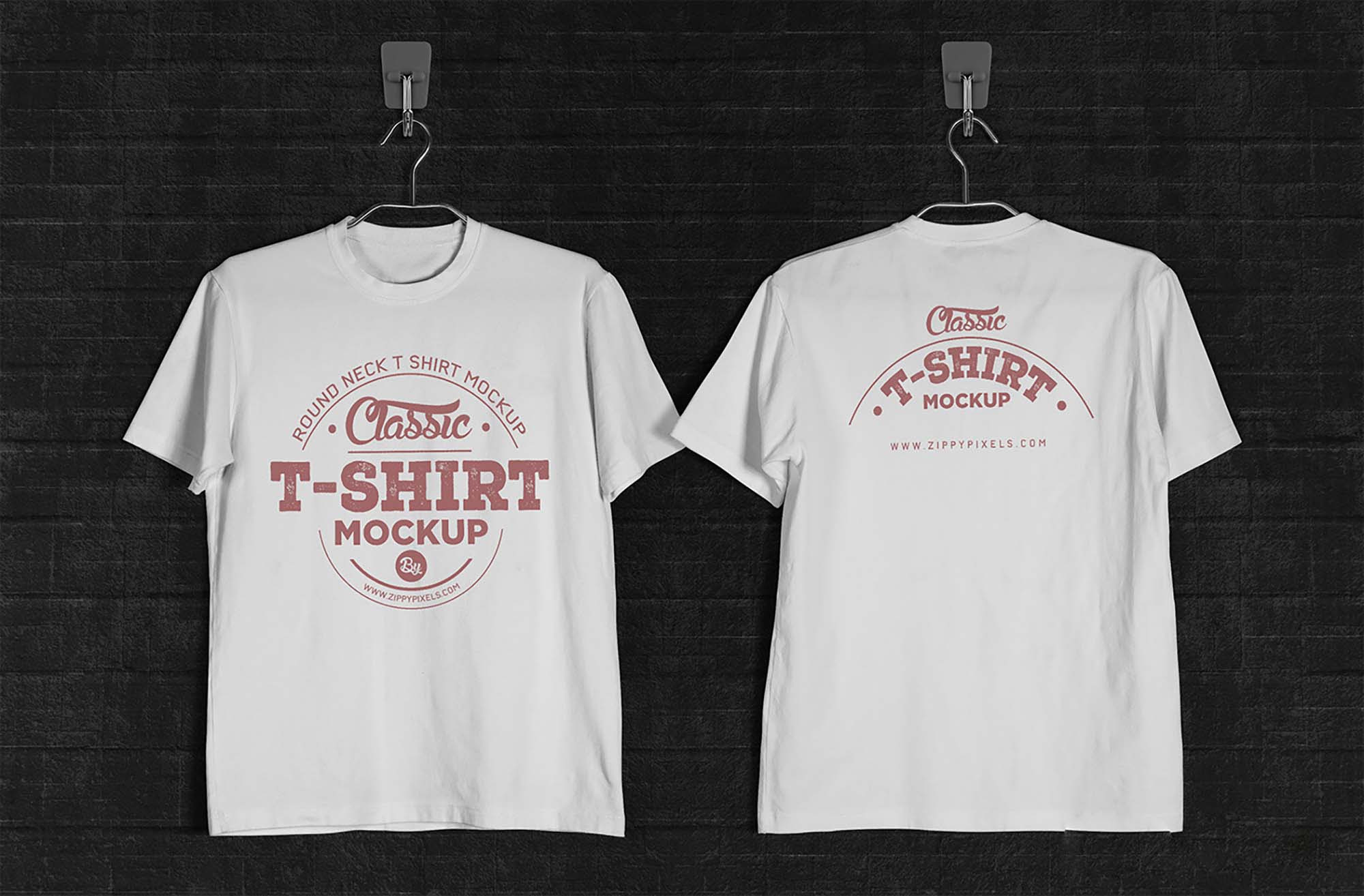Download Free Vintage Distressed T-Shirt Mockup (PSD)