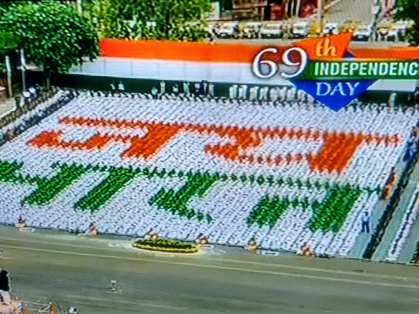 School Students celebrating Independence day