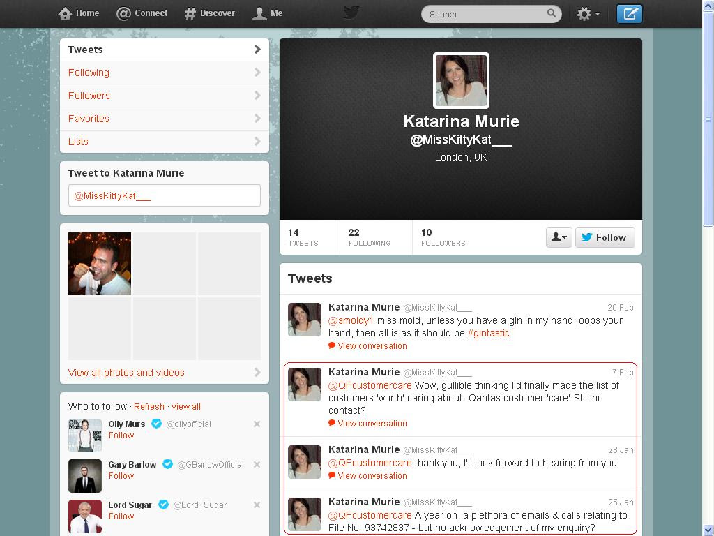 katarina murie quantas