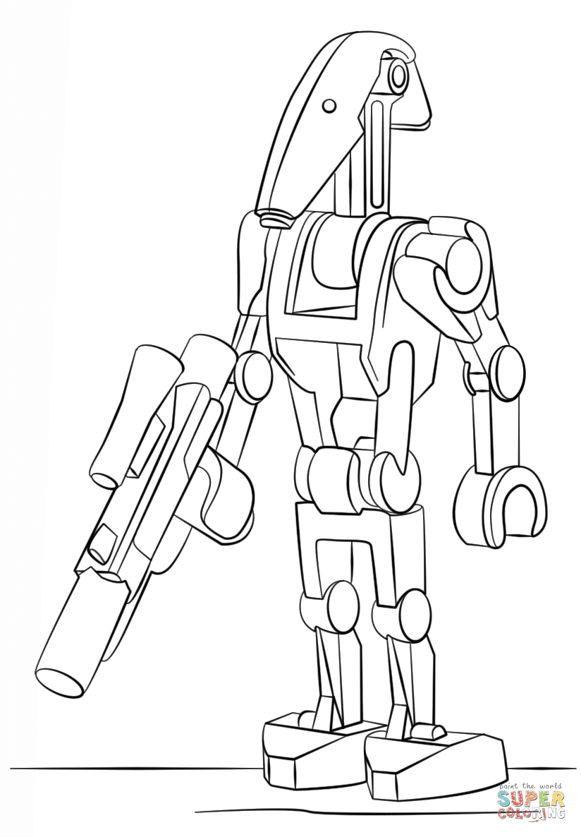 the Lego Battle Droid