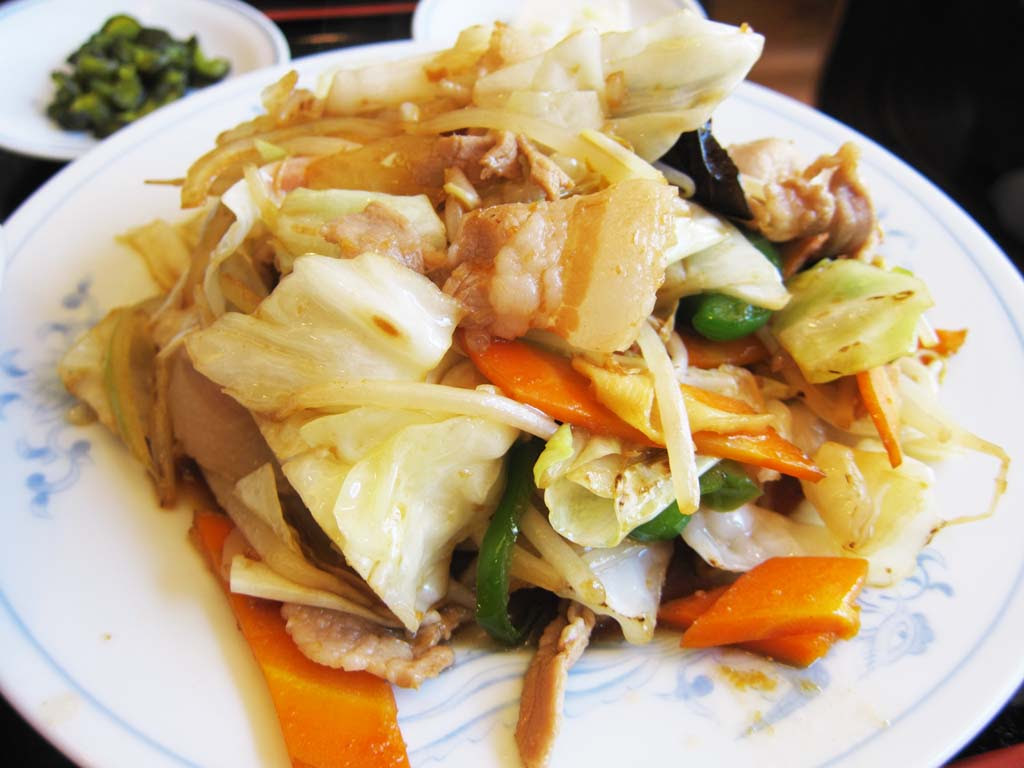 ゆんフリー写真素材集 No 肉野菜炒め 日本 東京