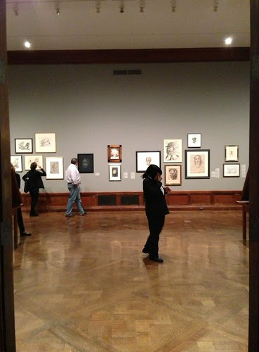 At the Surrealist Drawing Exhibit, Morgan Library