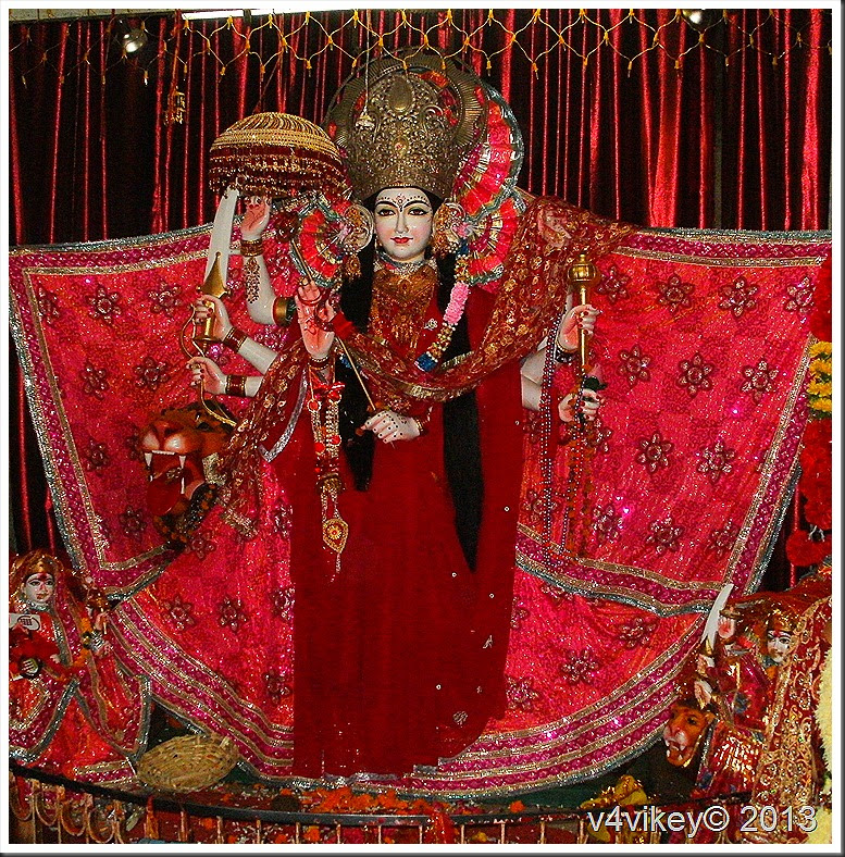 Goddess Durga in Jwalamukhi Temple