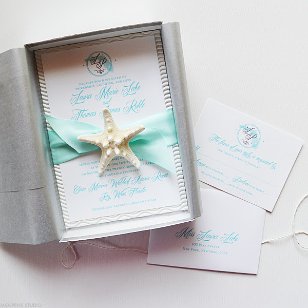 Make your own beach wedding invitations : diy beach ...