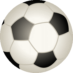 さっかーぼーる No 279 サッカーボールのイラスト アイコン 条件付フリー素材集 スマホなど携帯電話対応