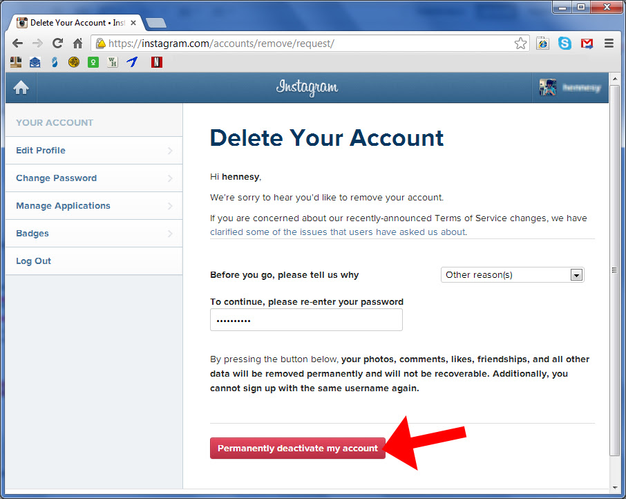 How to Delete an Instagram Account: 9 Steps (with Pictures)