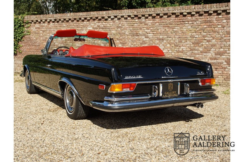 Mercedes-Benz 280SE 3.5 Convertible 111.027 matching numbers, only 1.