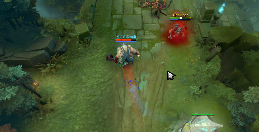 Navi Dendi Pudge Bone7 was the first victim of