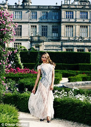 Emma in the Longleat gardens