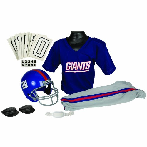 NFL New York Giants Deluxe Youth Uniform Set