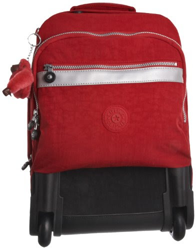Kipling Women's New Runner Wheeled Backpack Red K13875100