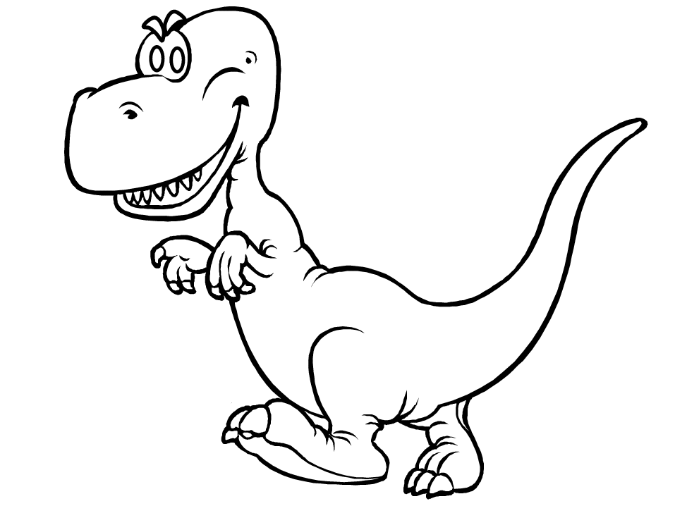 Dinosaurus Kleurplaten - Animaatjes.nl