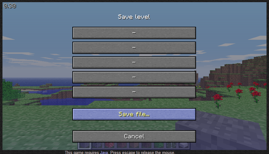 Minecraft Classic版 無料版 のセーブ方法 Minecraftologies マインクラフト