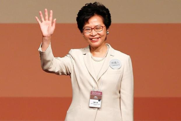 Image result for Hong Kong Chooses Carrie Lam as Next Leader