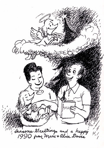Marc Davis Christmas Card - 1989