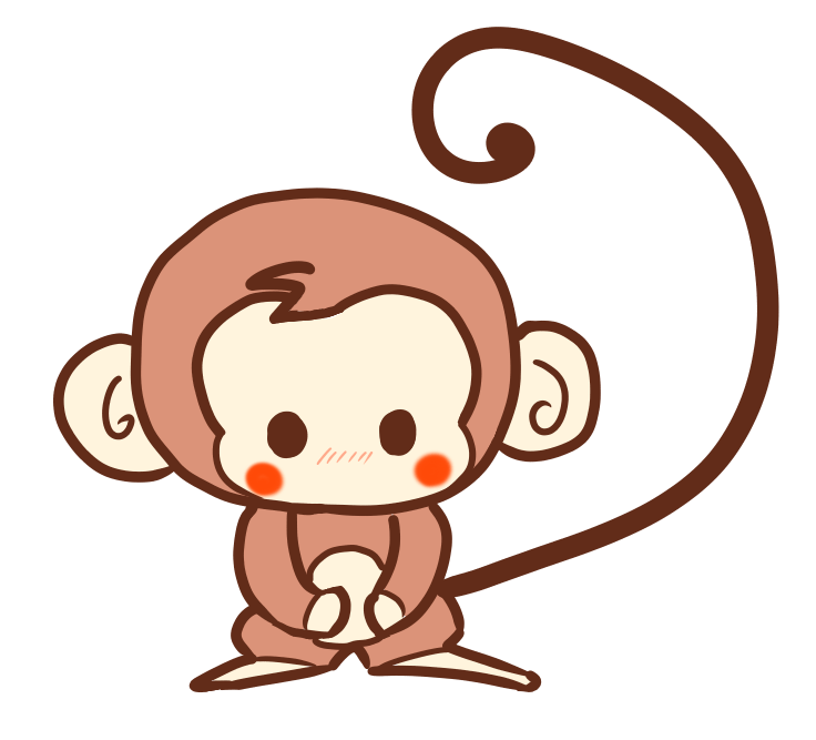 １００円めっけっ 笑 ２０１６年の年賀状用猿のイラスト ぴぴ