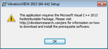 Microsoft Visual C 13 Redistributable 64 Bit Vibration Research