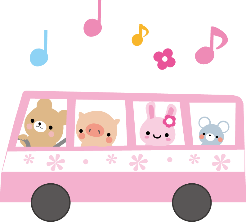 バスのイラスト 無料イラスト フリー素材