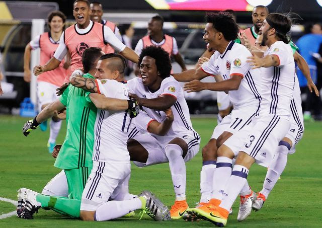 コパ アメリカ 激戦の末のpk戦を制したコロンビアが準決勝へ サッカーダイジェストweb