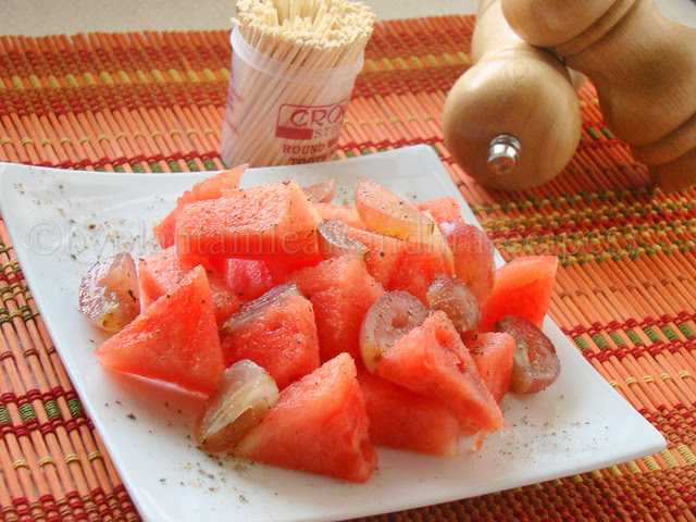 watermelon grape salad