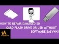 How To Repair Raw Usb Drive / How To FIX/Repair A Corrupted USB Flash Drive or SD Card ... / Different solutions for fixing raw usb drive.
