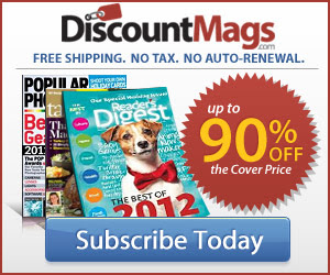 Up to 90% OFF Subscriptions at DiscountMags