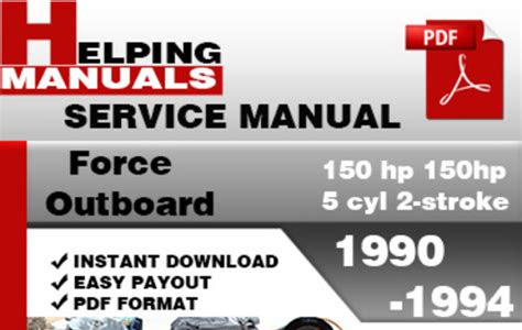 Link Download 1984 1999 force 3hp 150hp 2 stroke outboard workshop service repair manual download ebooks Free PDF