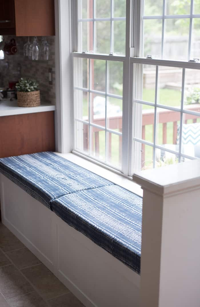 DIY BUILT-IN STORAGE BENCH TUTORIAL | ONE ROOM CHALLENGE ...