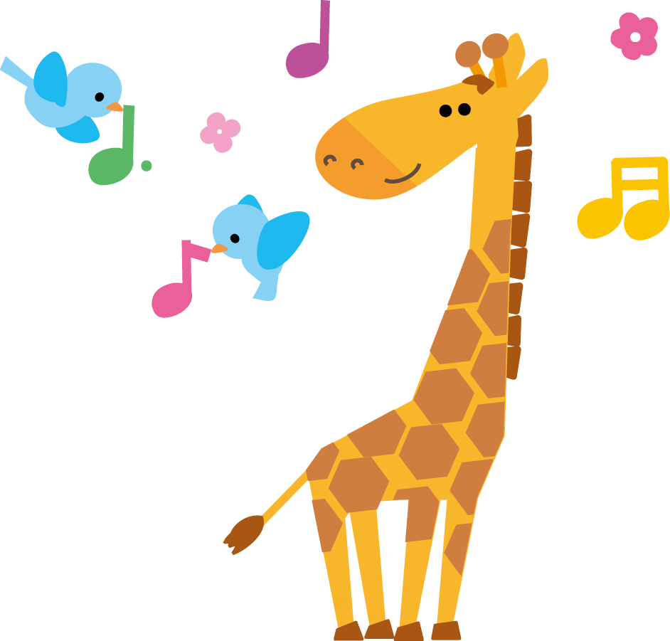 キリンのイラスト 無料イラストフリー素材