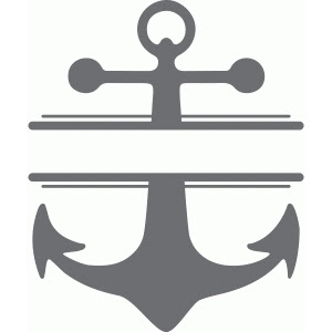 Download Silhouette Design Store - View Design #78462: split anchor ...