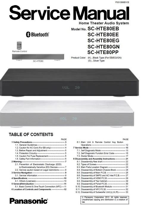 eBook Panasonic Sc Hte80 Service Manual And Repair Guide