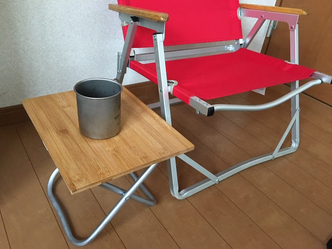 Diyアイデア 100均 ダイソー で買った竹まな板でスノーピーク風のテーブルを自作した ケンボーのブログ